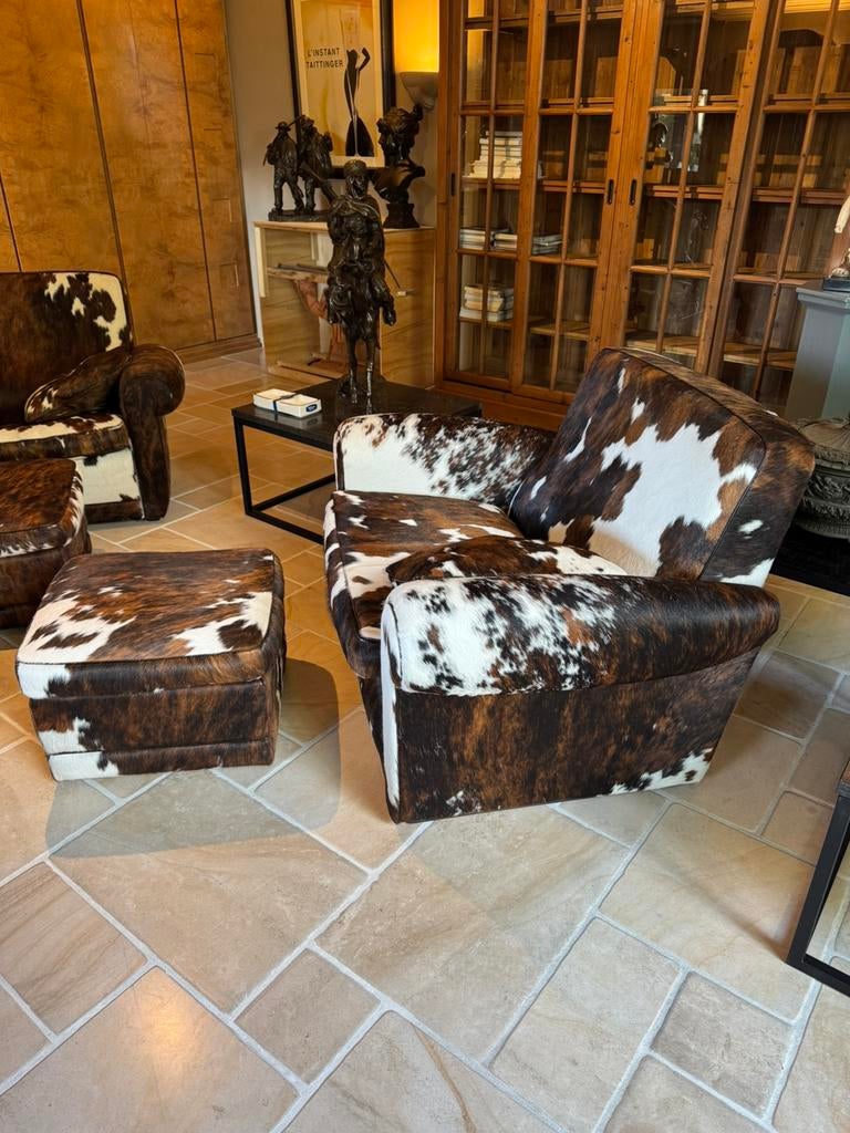 BAXTER Fauteuils Mickey extra Cowly, Ophalen, Zo goed als nieuw, 50 tot 75 cm, Leer