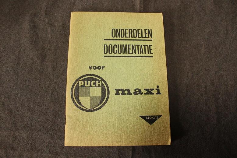 Puch Maxi L onderdelen boekje, Fietsen en Brommers, Handleidingen en Instructieboekjes, Ophalen of Verzenden