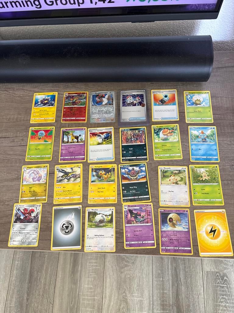 Pokémon Kaarten Collectie - Diverse Zeldzaamheden, Ophalen of Verzenden, Gebruikt, Meerdere kaarten