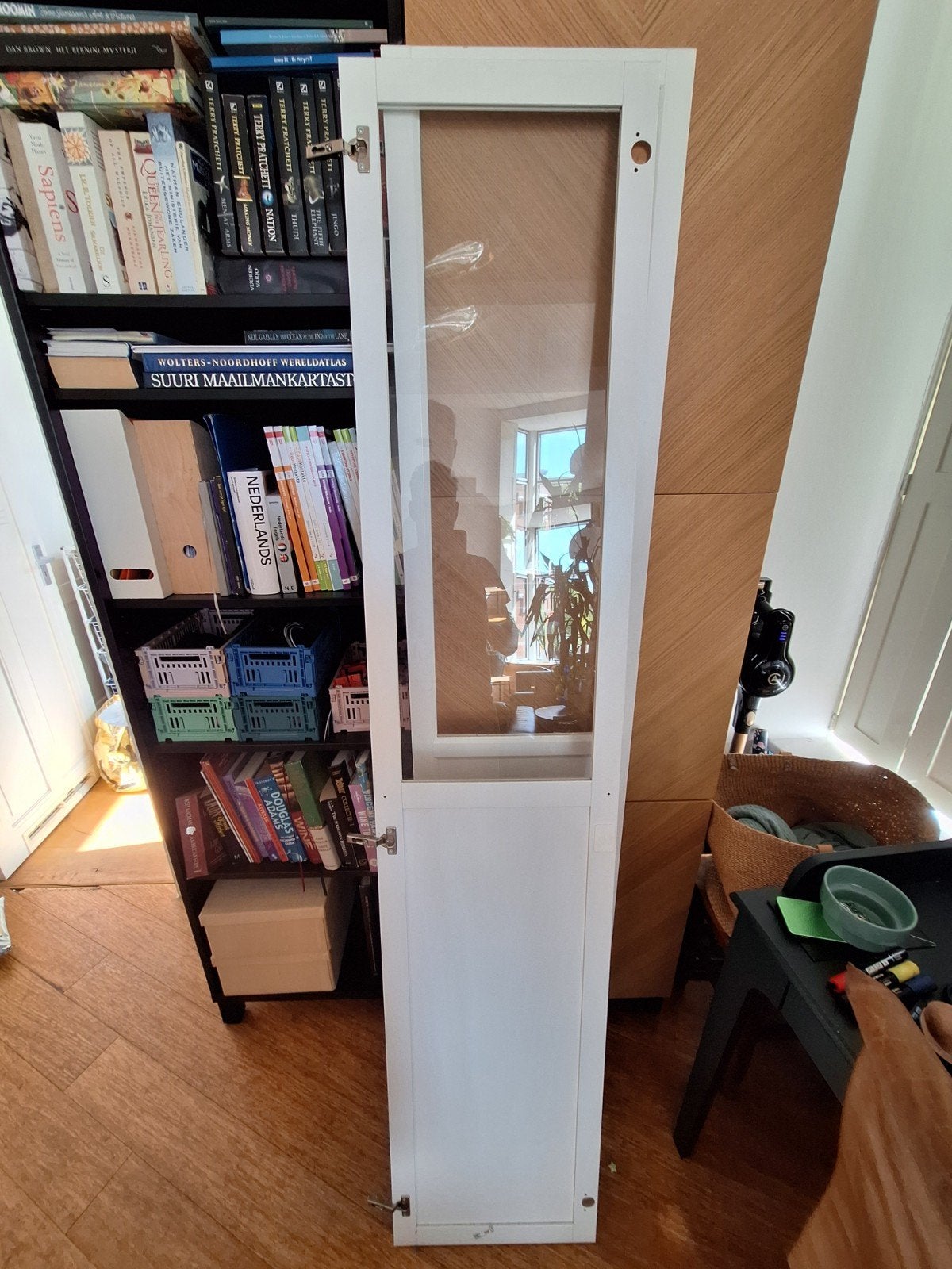 2x IKEA Billy Oxberg deur - wit, Huis en Inrichting, Kasten | Boekenkasten, Ophalen, Minder dan 50 cm, Gebruikt, Minder dan 25 cm