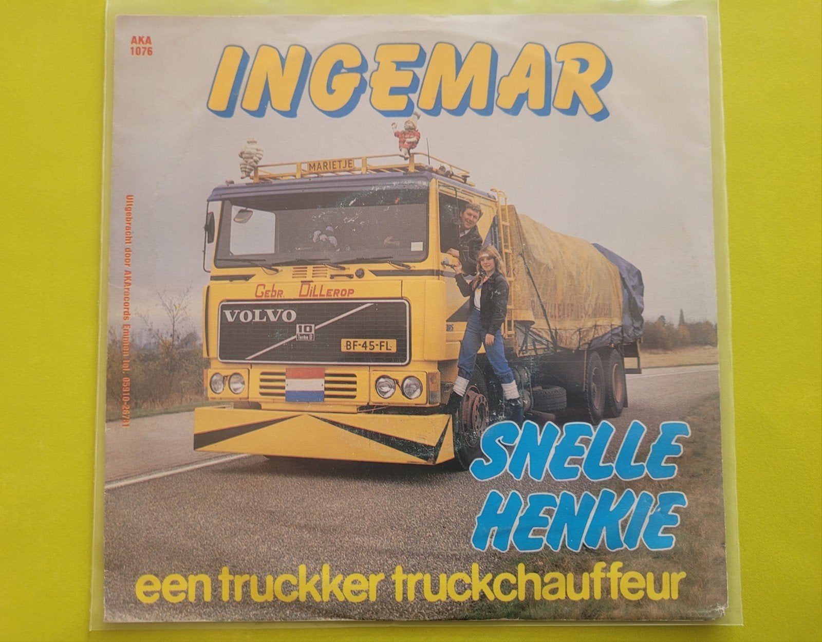 Ingemar - Snelle Henkie - Een trucker truckchauffeur ., Ophalen, Zo goed als nieuw, Overige formaten, Levenslied of Smartlap