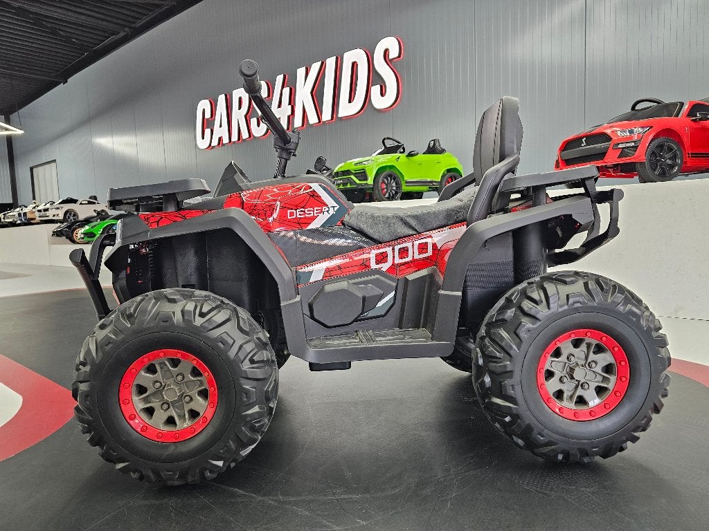 Kinder Quad 12 volt - spider - leren zit - verlichting - RC, Ophalen of Verzenden, Nieuw