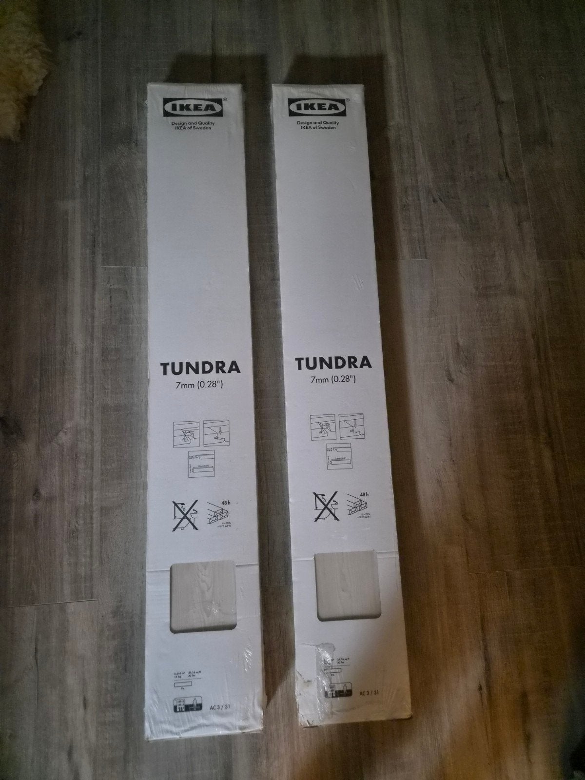 IKEA Tundra Laminaatvloer 7mm - Nieuw in verpakking, Ophalen, 50 tot 150 cm, Nieuw, 10 m² of meer