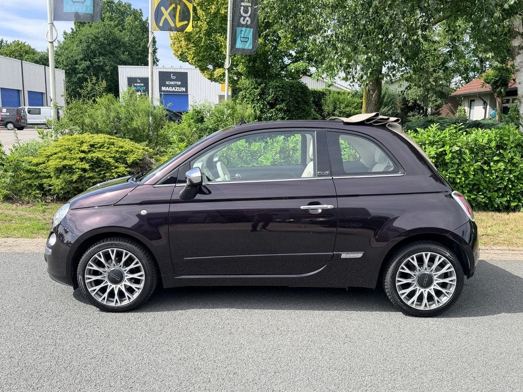 Fiat 500 C 0.9 TwinAir 86PK Cabrio•Automaat•Leder, Euro 5, 86 pk, Gebruikt, 31 €/maand