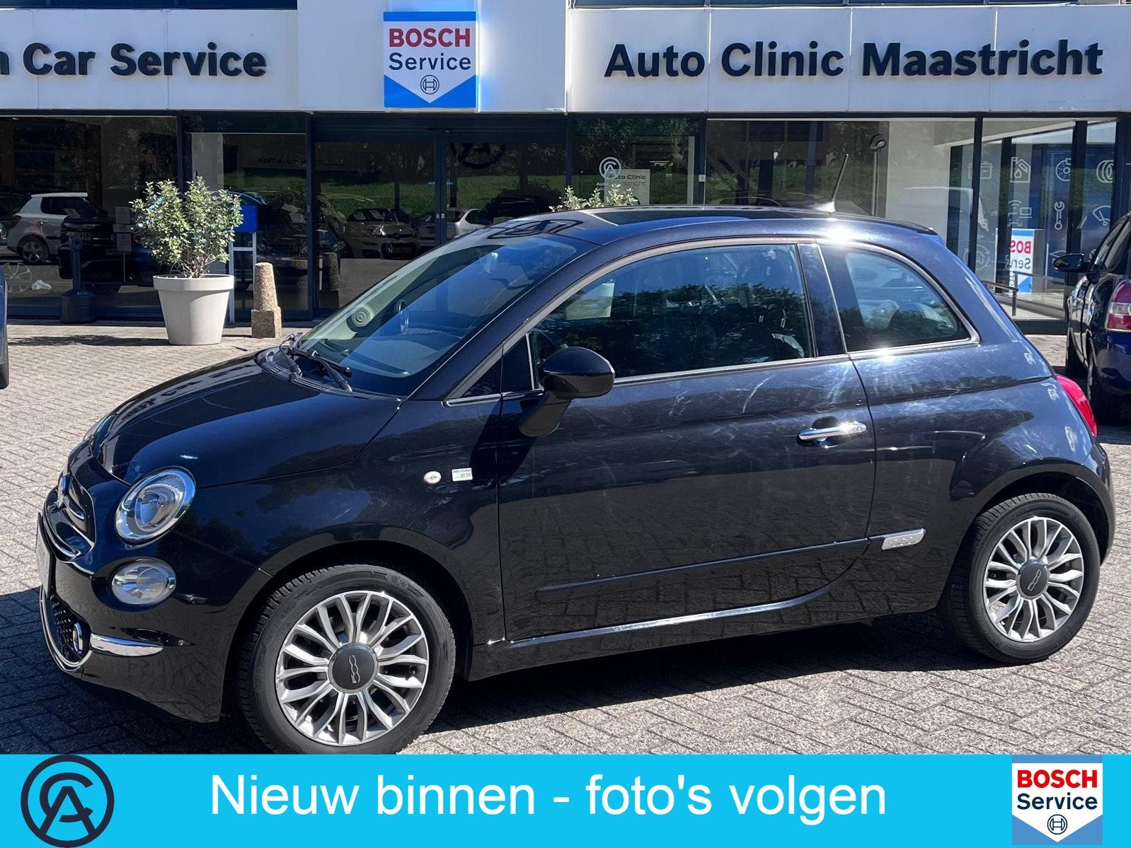 Fiat 500 1.2 DEEZER | 4-Cilnder | Navi | Beats | Cruise |, Auto's, Voorwielaandrijving, Stof, Gebruikt, 4 cilinders