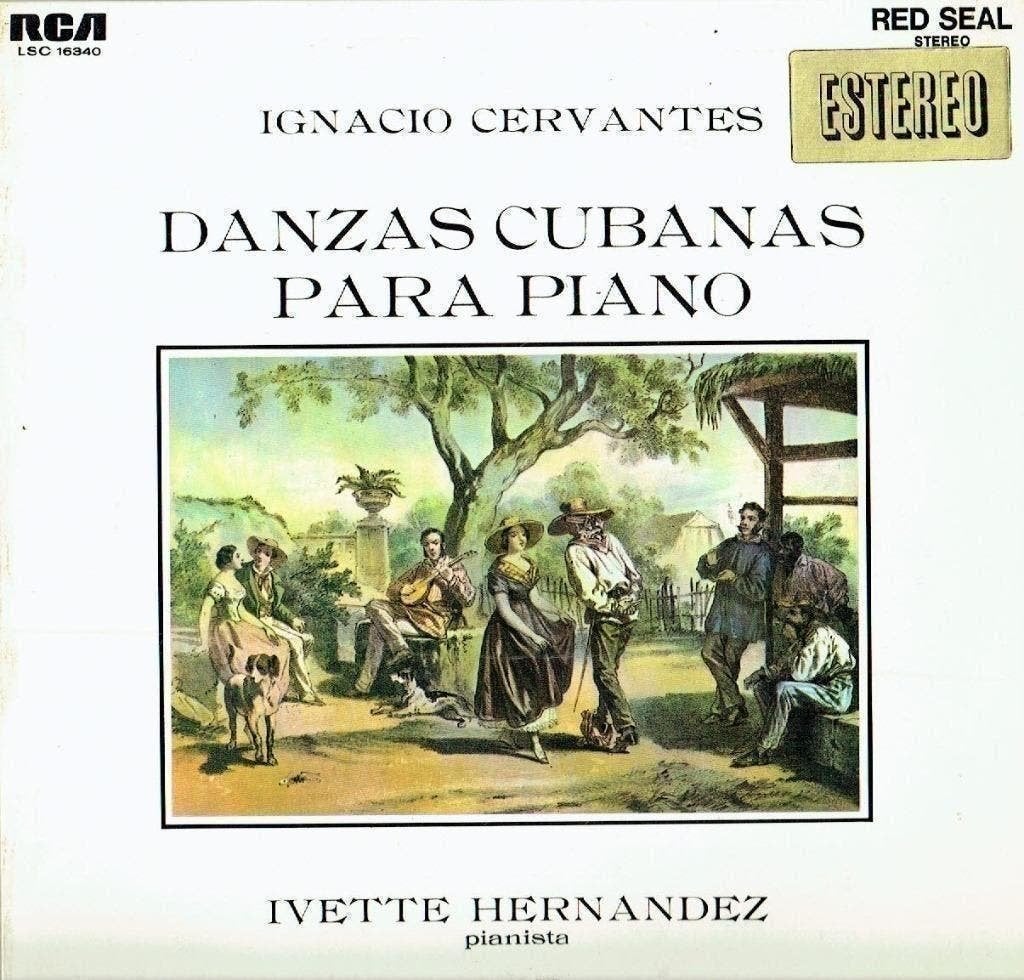 Ivette Hernandez Ignacio Cervantes 35 Danzas Cubanas Piano, Kamermuziek, Ophalen of Verzenden, Zo goed als nieuw, 12 inch
