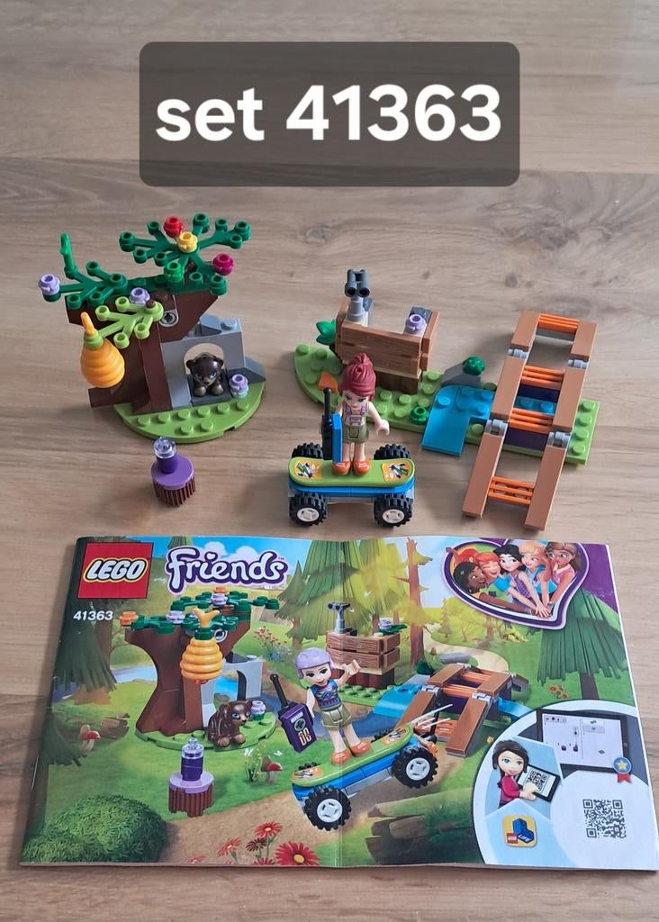 LEGO Friends 41363 Mia's Bosavontuur, Ophalen of Verzenden, Zo goed als nieuw, Overige merken