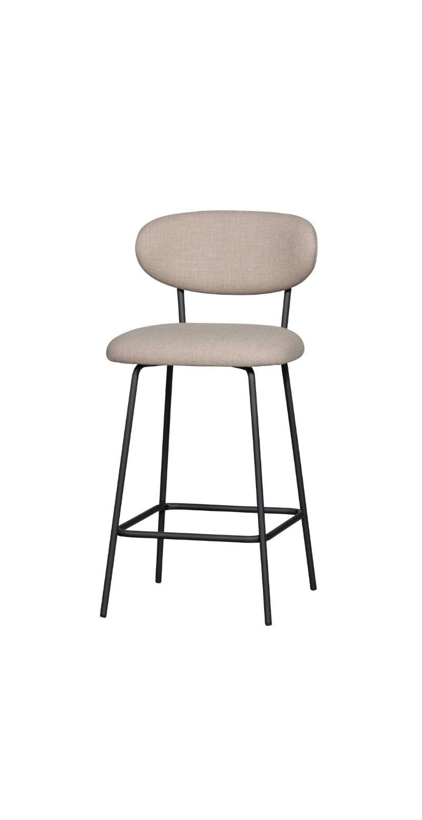 Set van 2 barkrukken WOOOD Kjeld NIEUW, Ophalen, Met voetsteun, 60 tot 90 cm, Nieuw