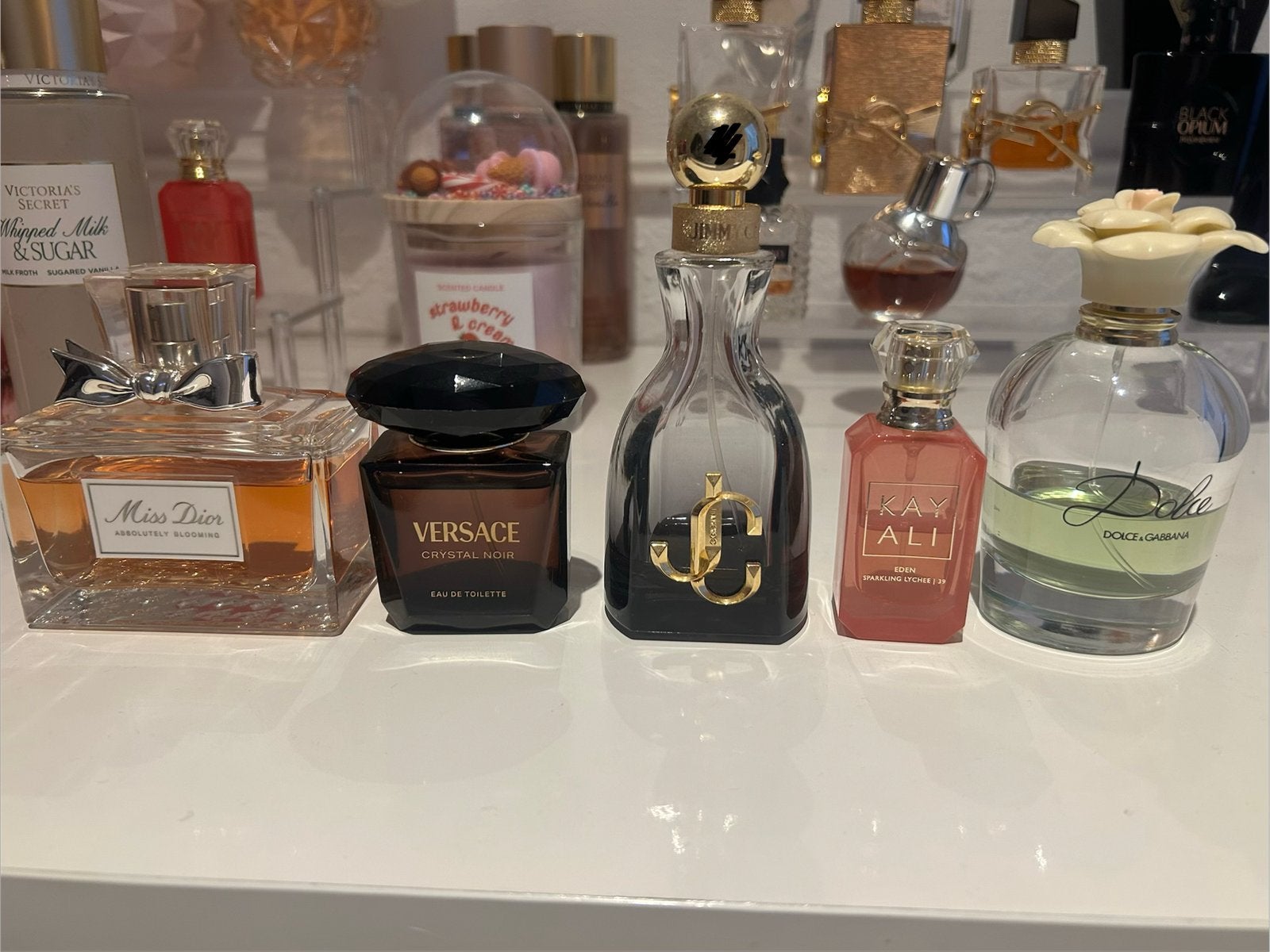 Parfum Dior, Versace, Jimmy Choo, Kayali, Dolce, Ophalen of Verzenden, Zo goed als nieuw