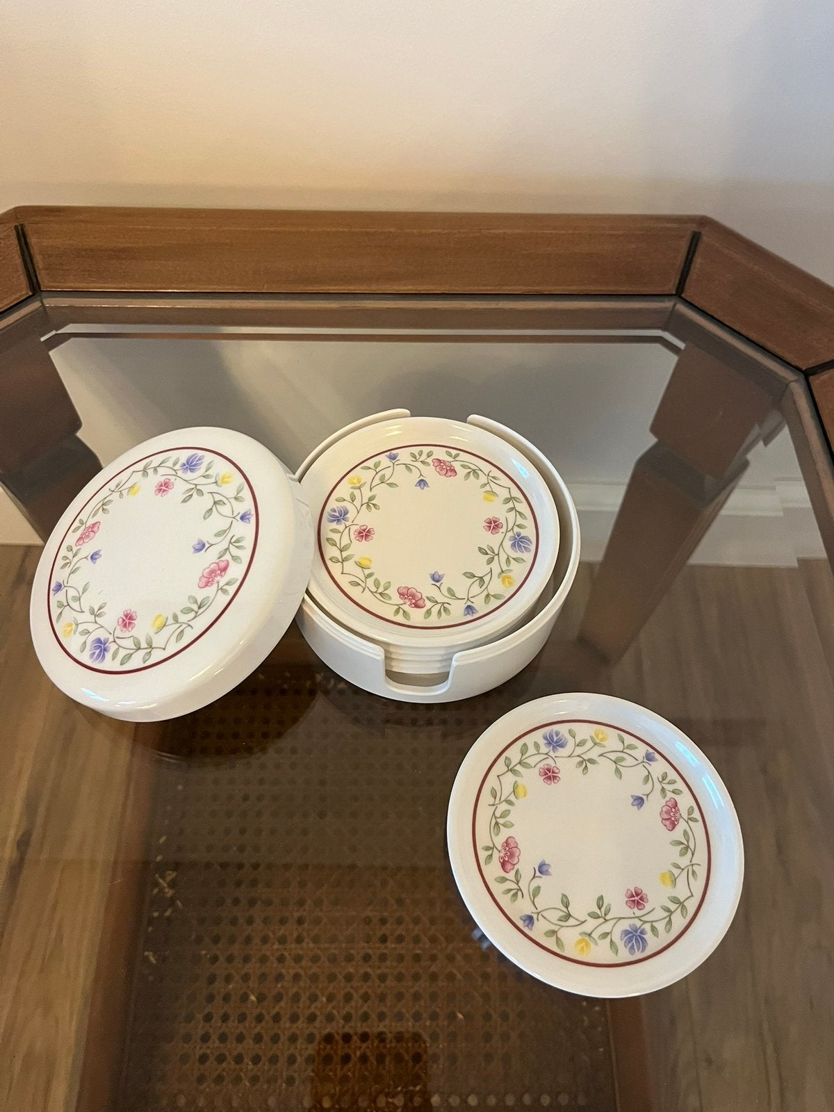 Onderzetters - Johnson Brothers ‘summer Chintz’, Ophalen of Verzenden, Zo goed als nieuw