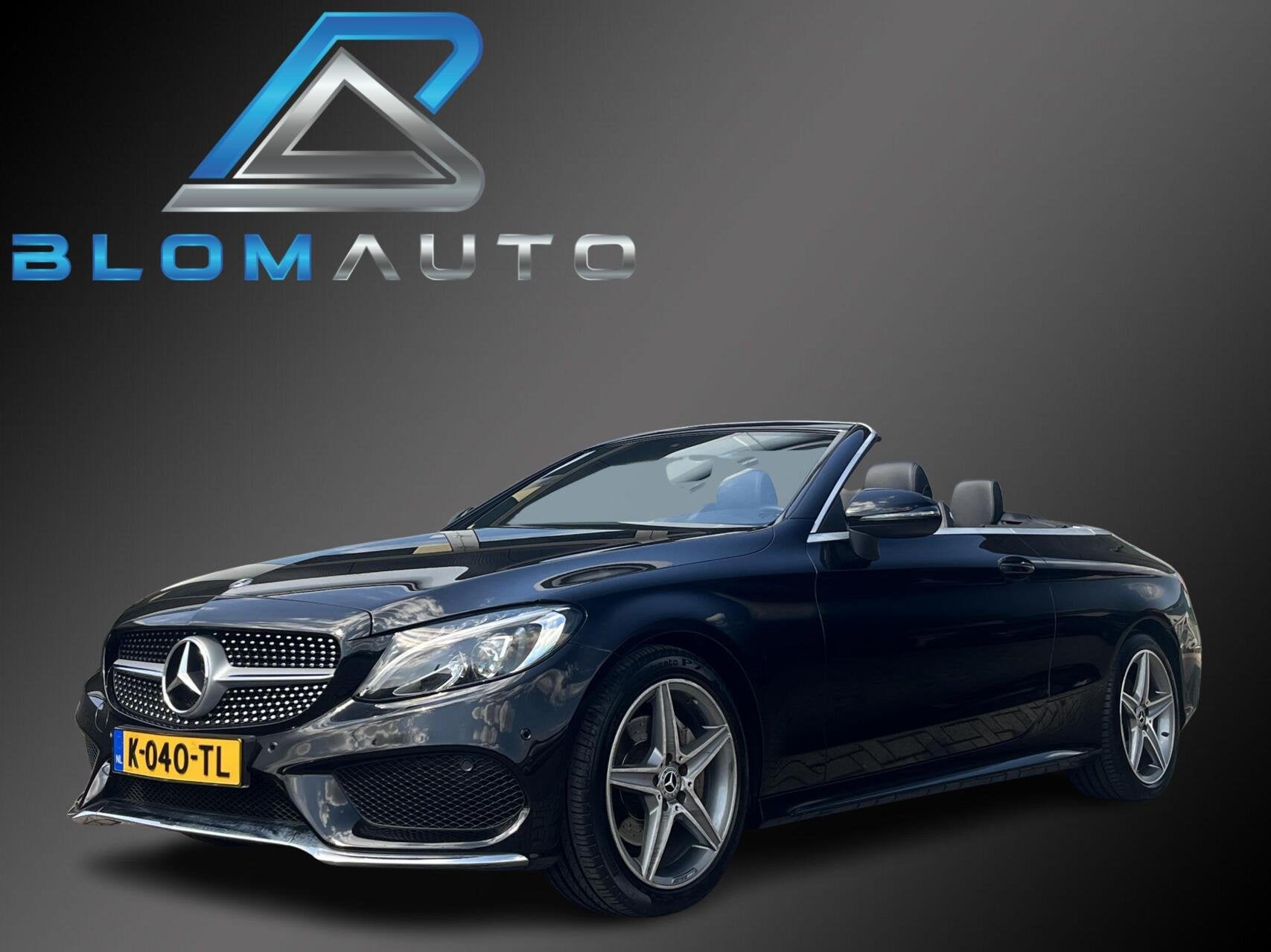 Mercedes C-klasse Cabrio AUT9AMG SFEER+AIRSCARF+LED+STOELVER, Auto's, Automaat, Cabriolet, 4 stoelen, Zwart