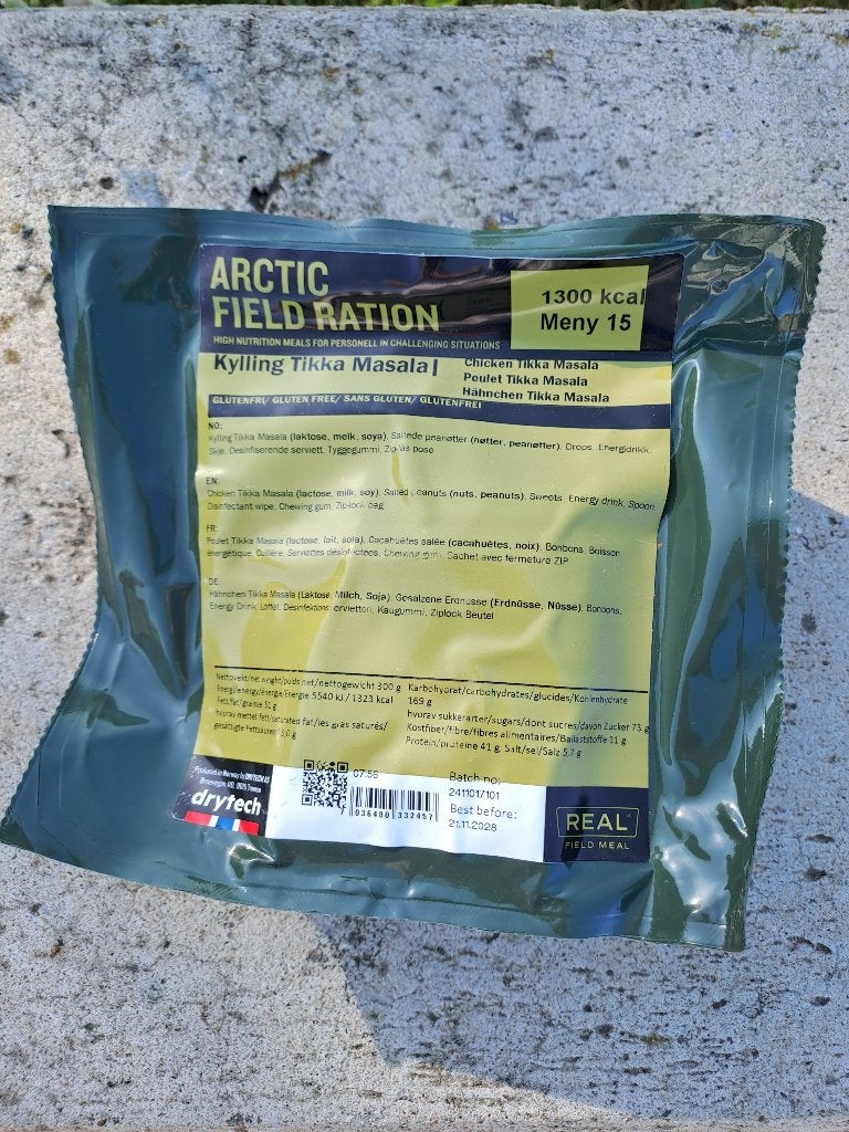 Arctic Field Ration Menu 15 Noors MRE rantsoen, Verzenden, Landmacht, Overige gebieden, Overige typen