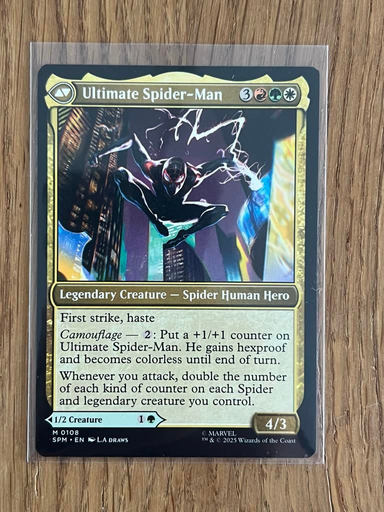 MTG Miles Morales (Spider-Man) - NM, Ophalen of Verzenden, Zo goed als nieuw, Losse kaart