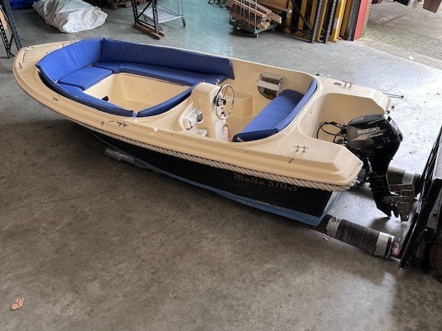 MALTA 510 & SUZUKI 15PK (2010) INCLUSIEF ZONNEDEK VAARKLAAR!, Watersport en Boten, Sloepen, Tender, Gebruikt, Info@nautamaritiem.nl