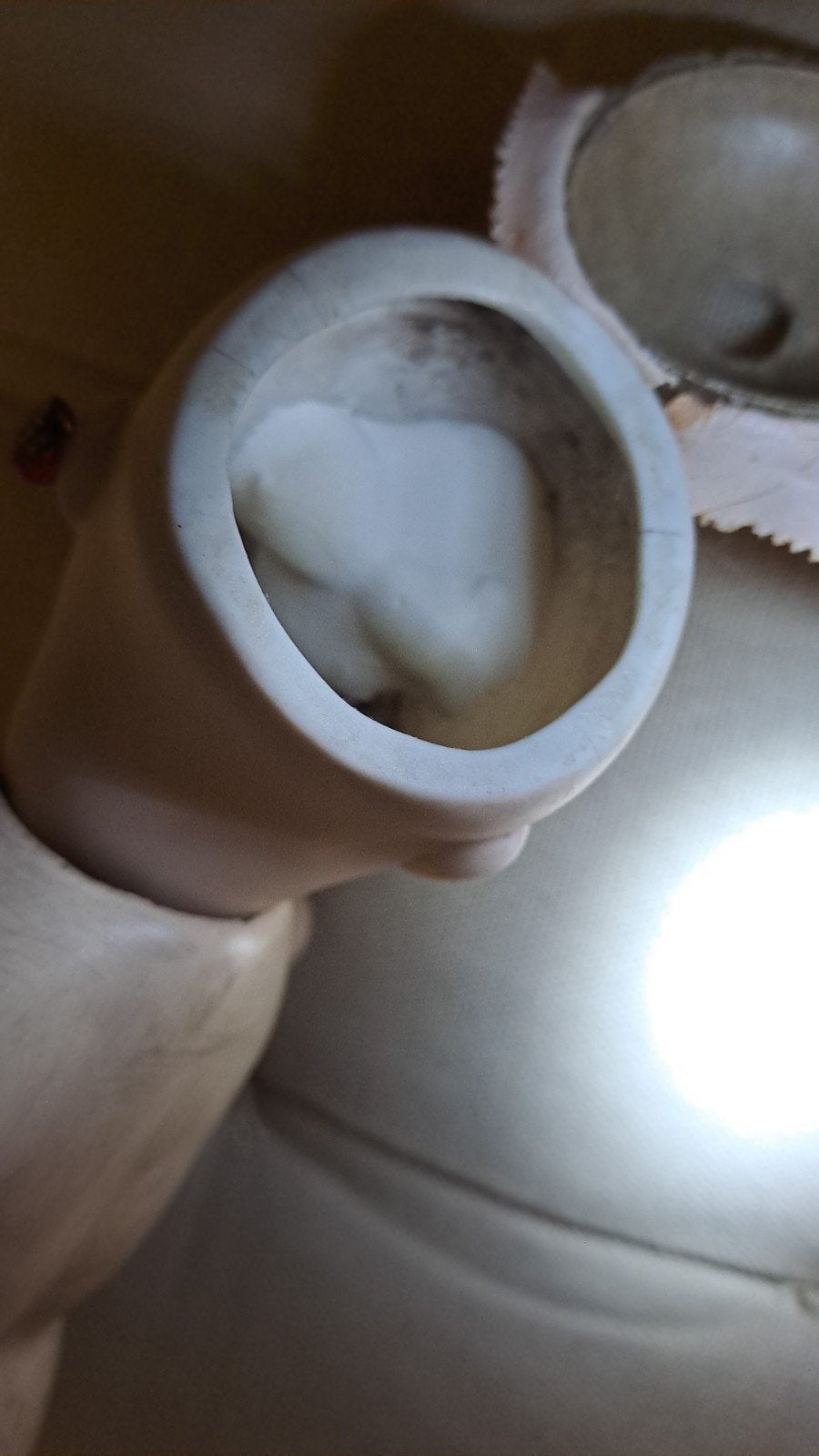oud popje van 25 cm groot, Verzamelen, Ophalen of Verzenden, Gebruikt, Pop
