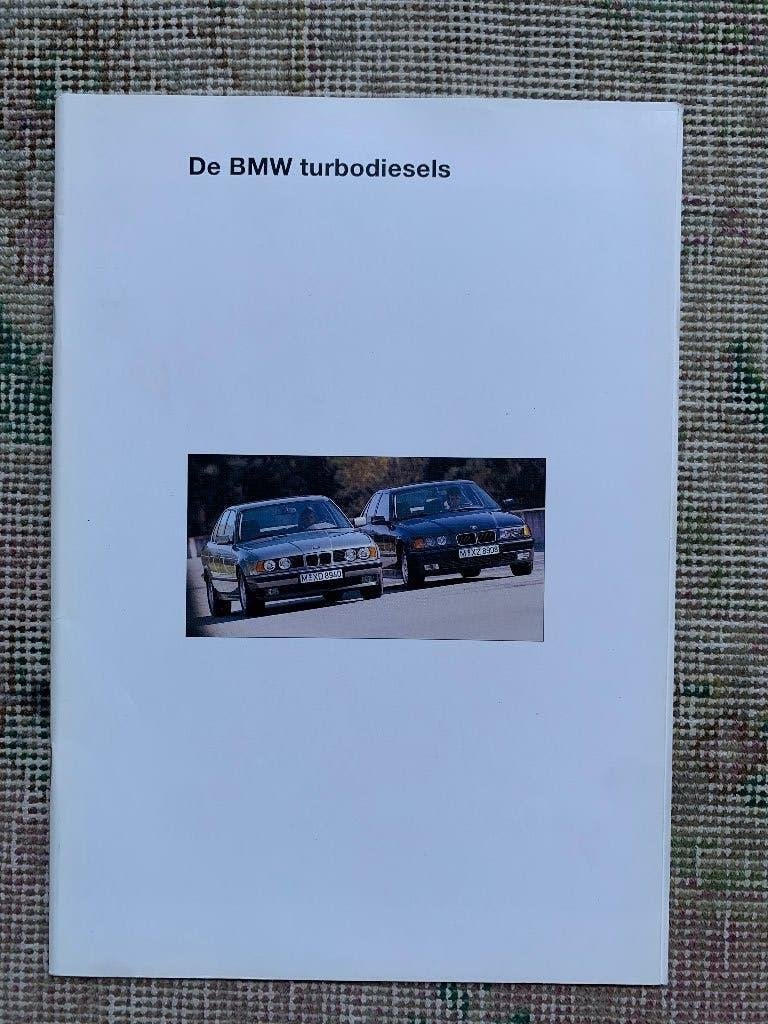 Nederlandse brochure folder BMW Turbodiesels 1993, Ophalen of Verzenden, Zo goed als nieuw, BMW, BMW