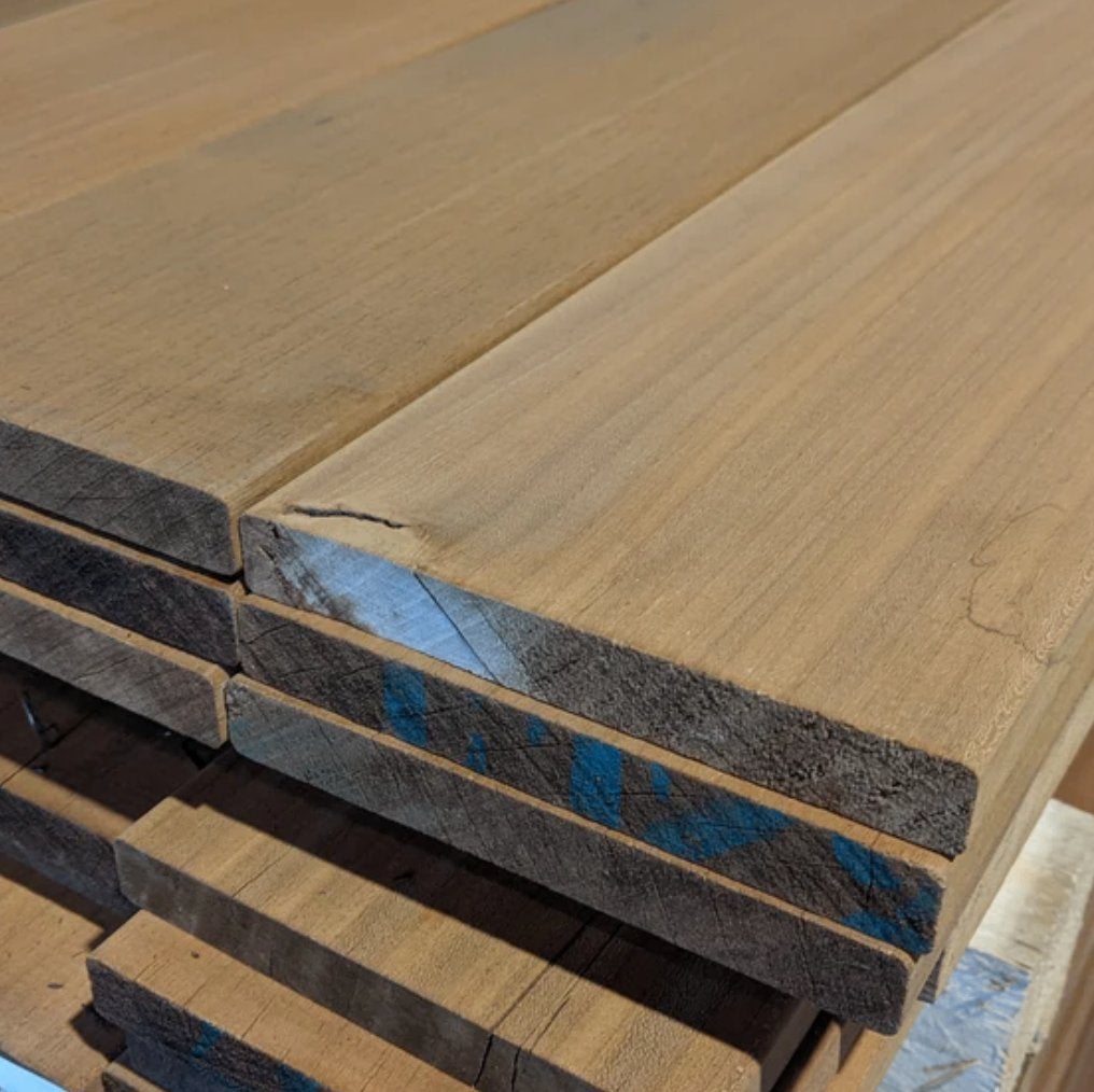 Partij Thermisch Gevelbekleding Ayous, Ophalen, Minder dan 25 mm, Nieuw, Plank