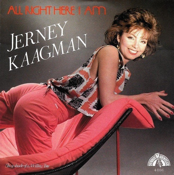 Single - JERNEY KAAGMAN - All right here I am, Cd's en Dvd's, 7 inch, Ophalen of Verzenden, Zo goed als nieuw, Overige typen