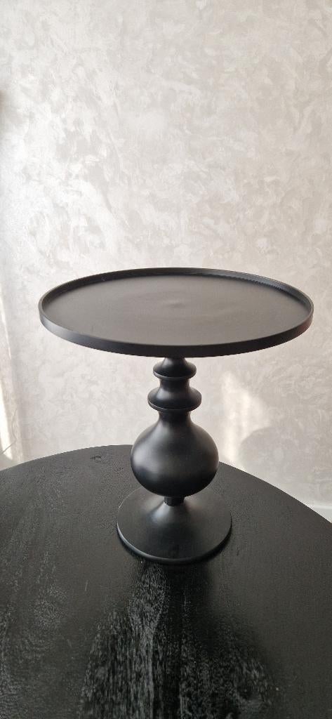 Zwarte metalen etagère / taartstandaard – taart of decoratie, Huis en Inrichting, Keuken | Servies, Nieuw, Overige typen, Overige stijlen
