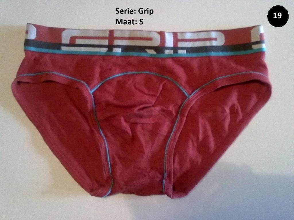 cin2 c-in2 slip Grip maat XS onderbroek ondergoed gedragen, Verzenden, Rood, Cin2, Slip