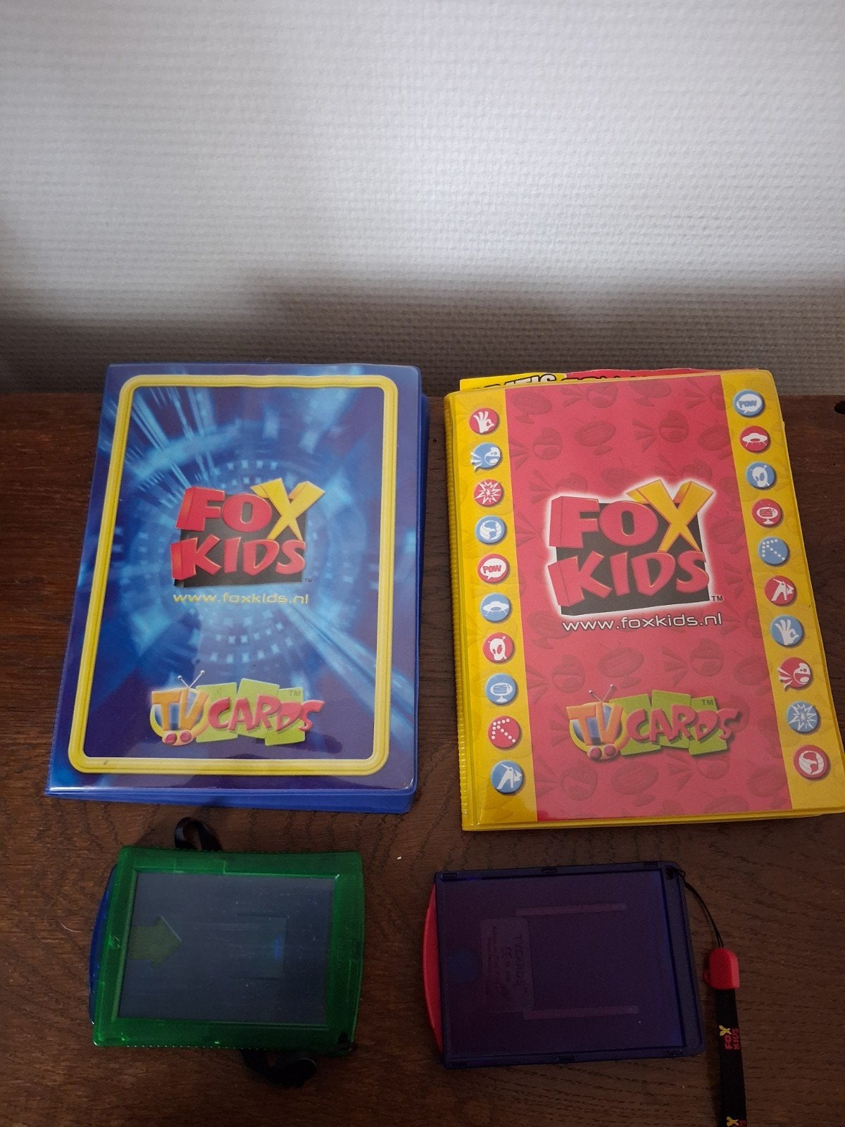 Fox Kids TV-Cards verzameling met mappen en viewers, Super de Boer, Ophalen of Verzenden