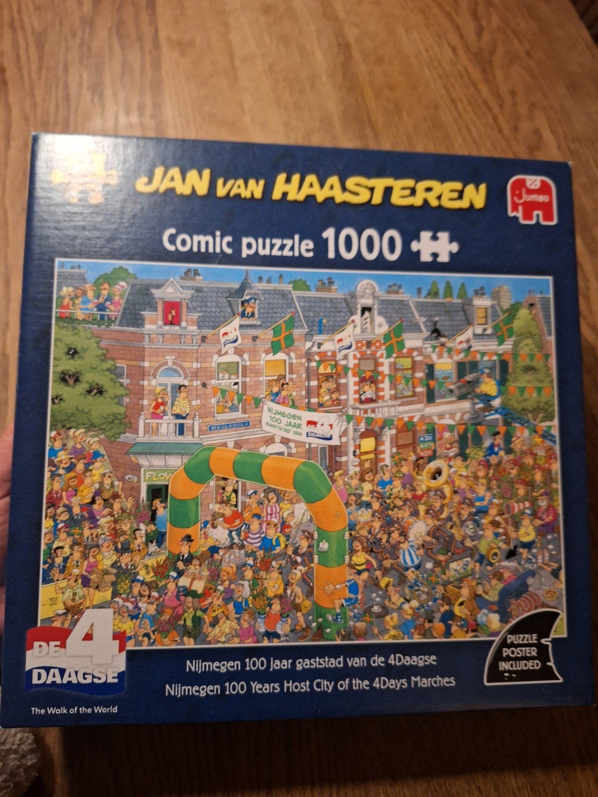 Jan van Haasteren Comic Puzzel - 1000 stukjes - 4Daagse, Ophalen of Verzenden, 500 t/m 1500 stukjes, Gebruikt, Legpuzzel