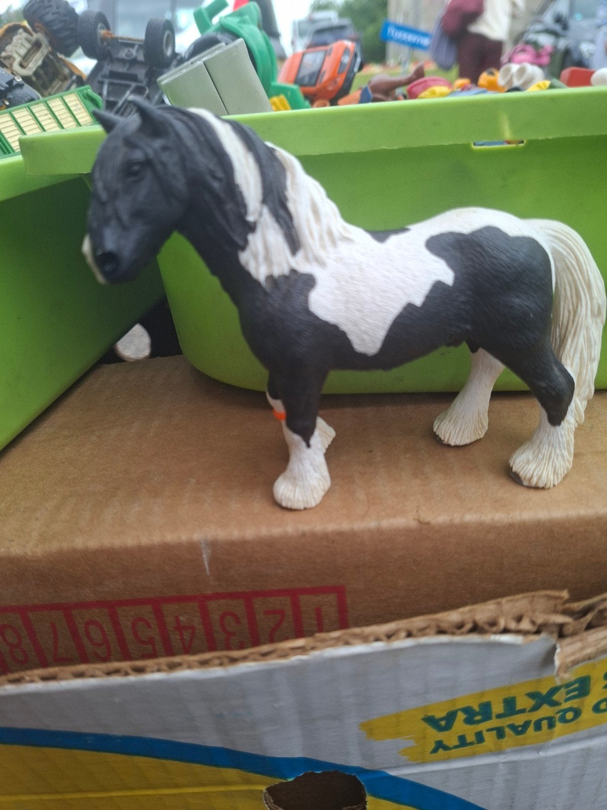 Schleich tinker hengst, Ophalen of Verzenden, Zo goed als nieuw, Paard, Beeldje of Figuurtje