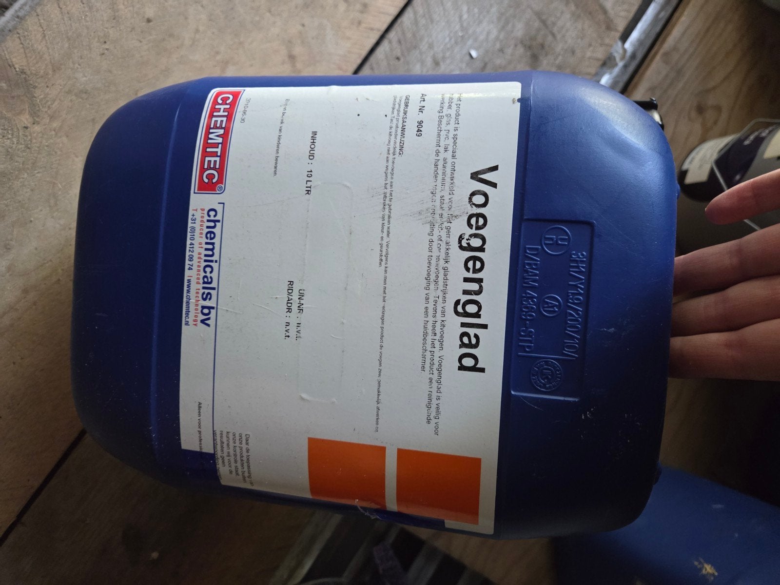Voegenglad 10 liter - Chemtec Chemicals, Ophalen, Nieuw