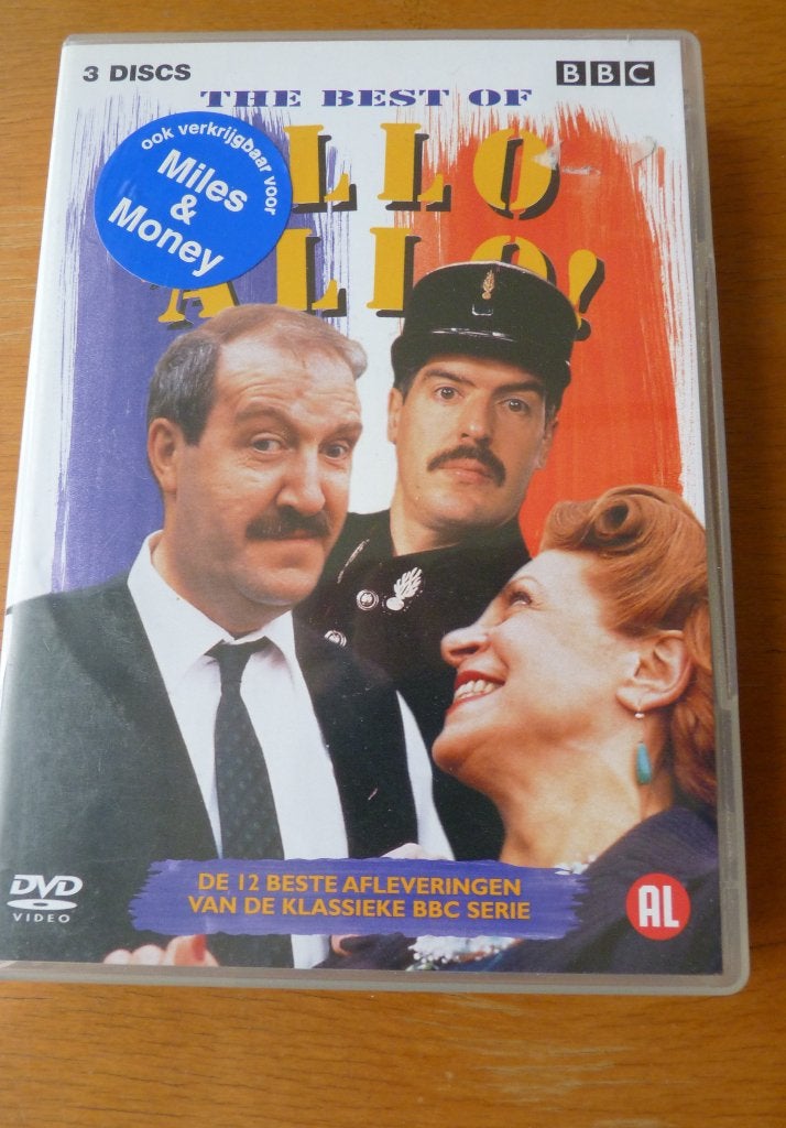 DVD 'Allo 'Allo. 3 Discs, waarop in totaal 12 afleveringen., Engels, Alle leeftijden, Ophalen of Verzenden, Zo goed als nieuw