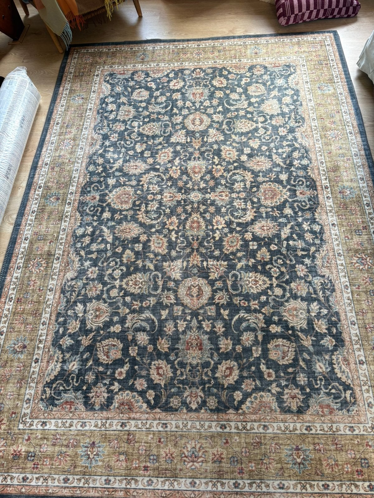 Vloerkleed baski groen Gamma, Ophalen, Perzisch, 150 tot 200 cm, 200 cm of meer