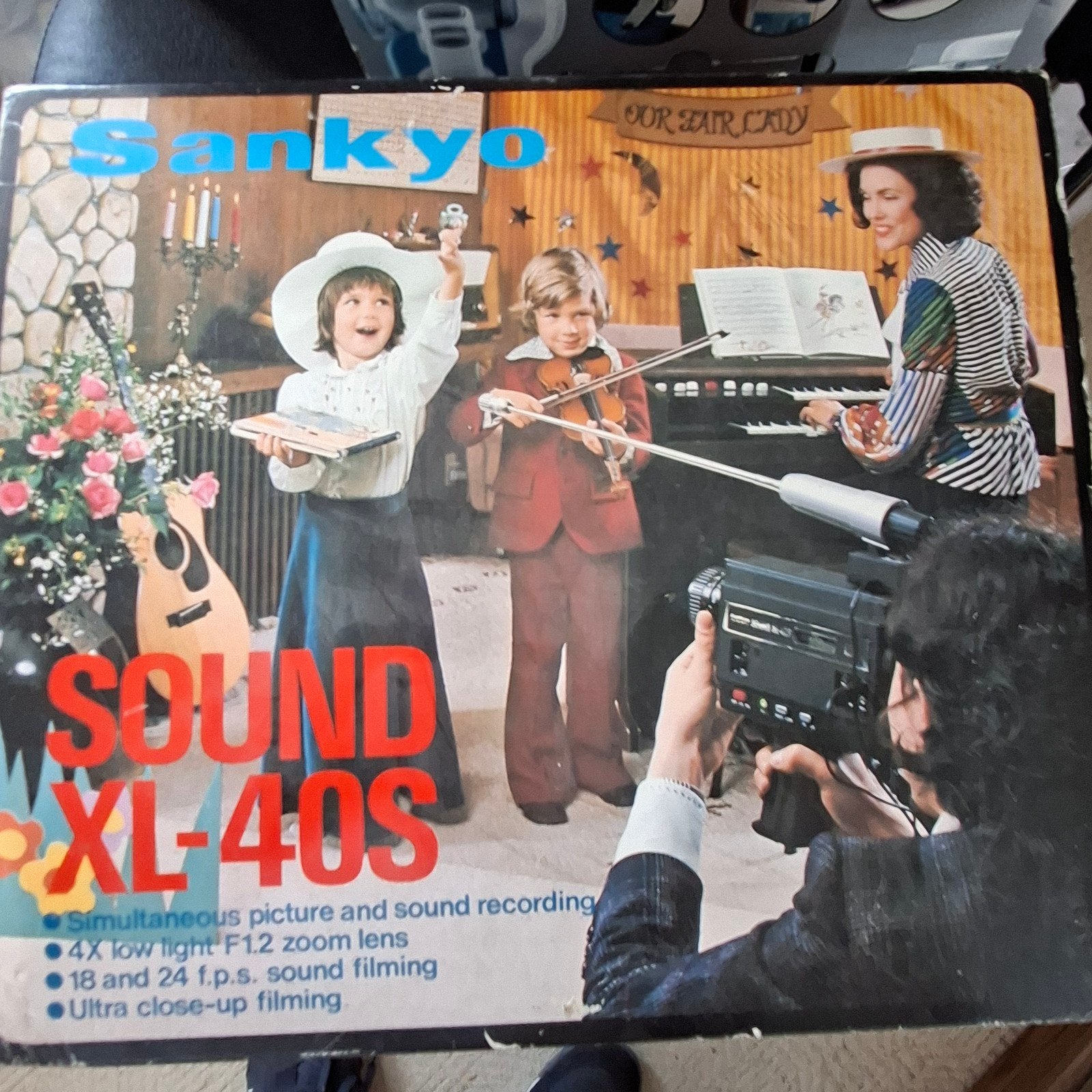 Sankyo Sound XL-40S Super 8 filmcamera met geluid, Audio, Tv en Foto, Videocamera's Analoog, Ophalen, 8mm, Camera