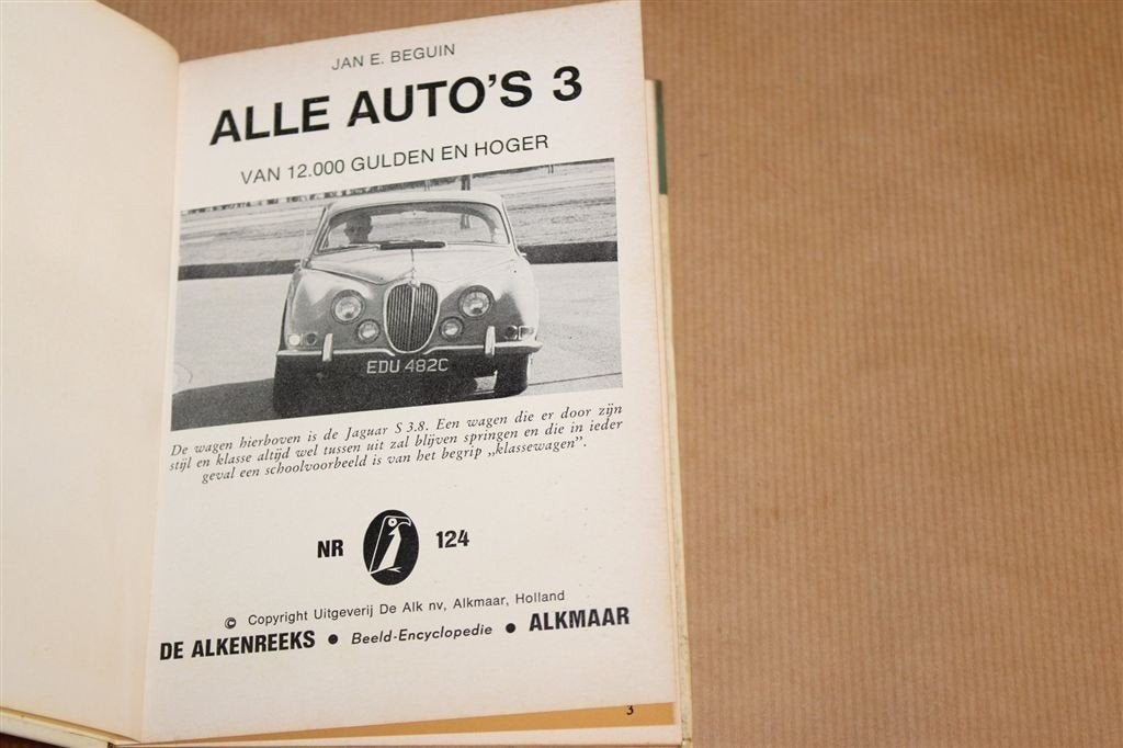 Alle Auto\'s Deel 3 — 12000 Gulden en Hoger — Alkenreeks, Boeken, Auto's | Boeken, Ophalen of Verzenden, Gelezen, Algemeen