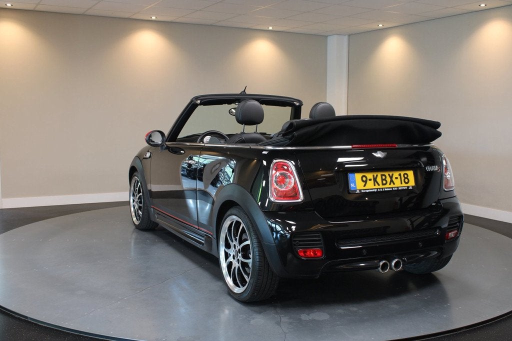 Mini Cabrio 1.6 Cooper S *JCW Pack* 184Pk|Leer|Stoelverw.|Na, Auto's, Mini, Voorwielaandrijving, Gebruikt, 4 cilinders, Cabriolet