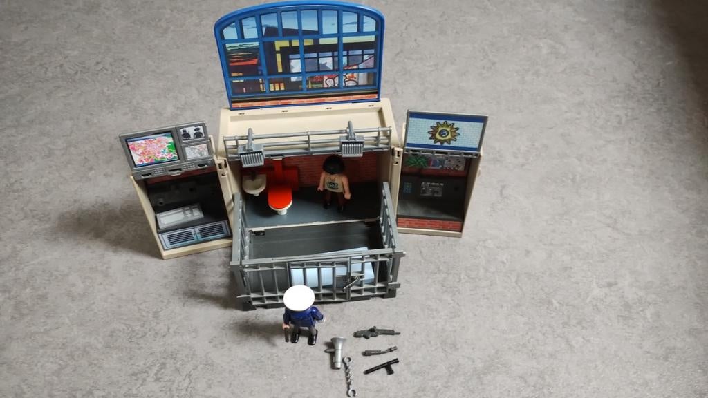 Playmobil City Action gevangenis - set 5421, Ophalen of Verzenden, Zo goed als nieuw, Overige typen