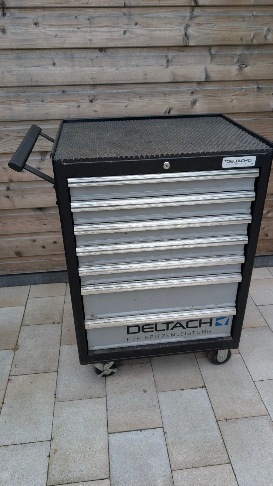 Deltach Gereedschapwagen met 7 lades en gereedschap, Doe-het-zelf en Verbouw, Ophalen, Zo goed als nieuw