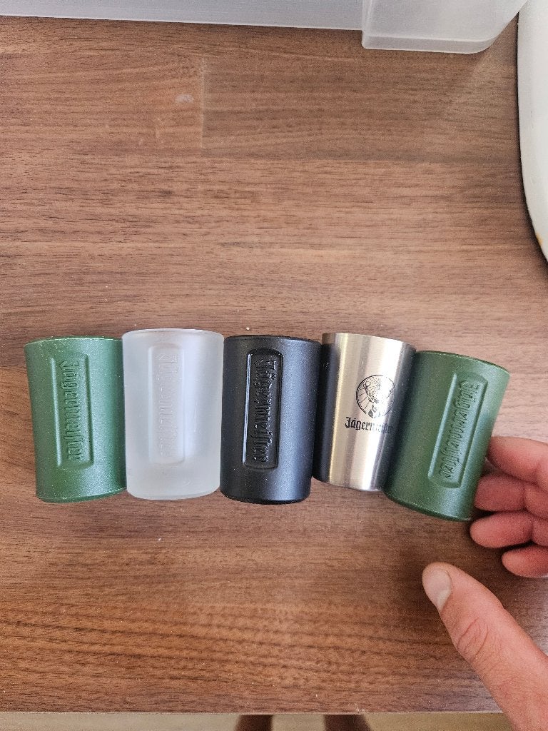 Jagermeister Shotglaasjes, Ophalen of Verzenden, Zo goed als nieuw