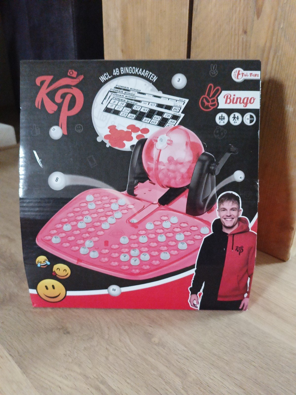 KP Bingo Spel Inclusief 48 Bingokaarten, Hobby en Vrije tijd, Vijf spelers of meer, Ophalen, Nieuw, Choi-Toys