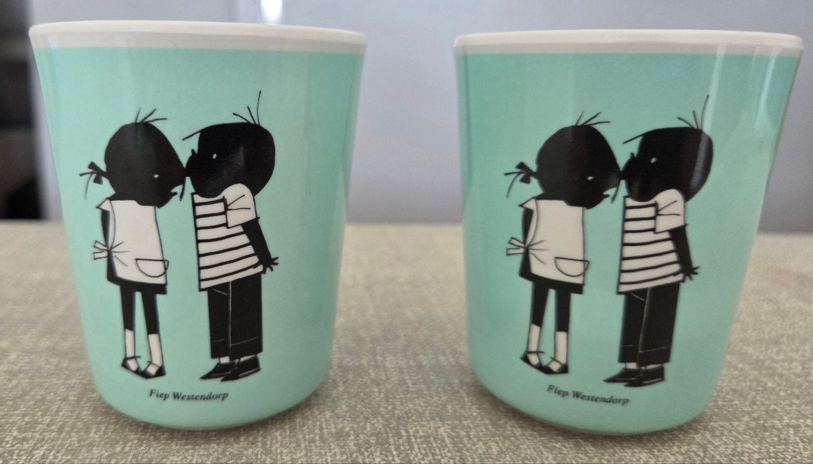 drinkbekers jip en janneke, Ophalen, Zo goed als nieuw
