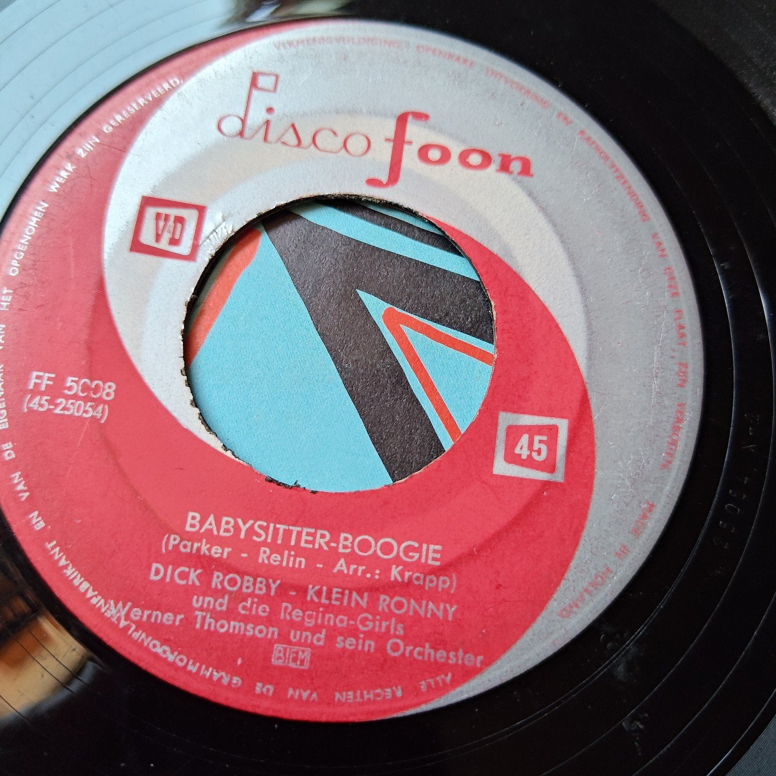 Babysitter-Boogie - Dick Robby Klein Ronny - Discofoon, Gebruikt, 7 inch, EP, Schlager