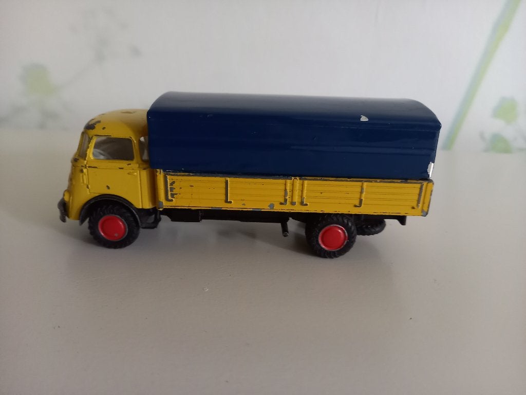 oude daf frontstuur blauw huifje, Ophalen of Verzenden, Nieuw, Bus of Vrachtwagen, Lion Toys