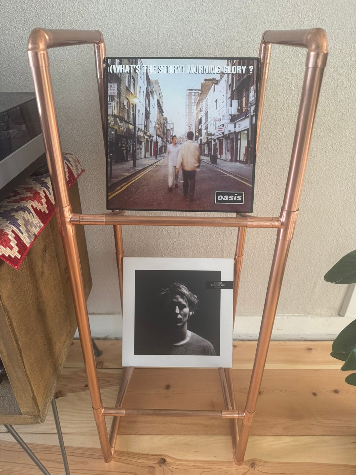 Handmade Copper Vinyl Record Stand by The Copper Works