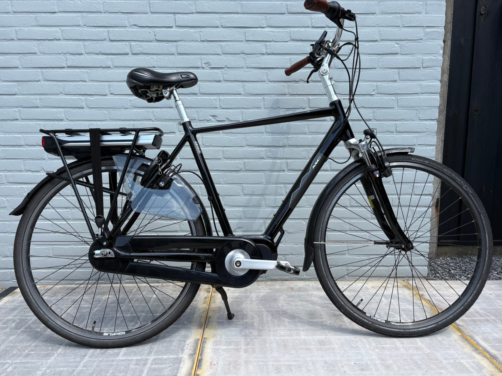 Mooie multicycle elekrische fiets heren (60 cm) middenmotor, Fietsen en Brommers, Zo goed als nieuw, 59 cm of meer, 50 km per accu of meer