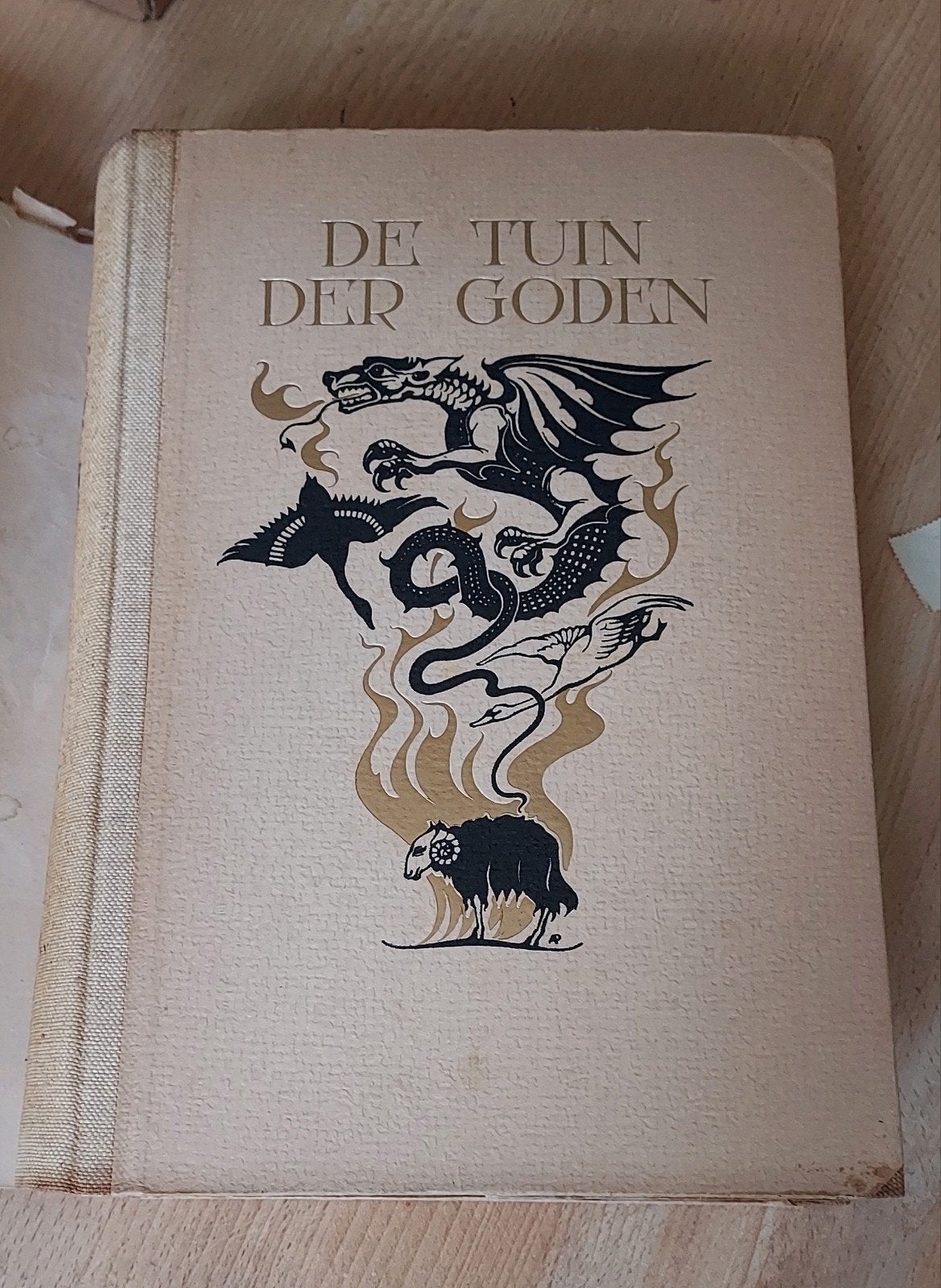 de Tuin der Goden 2de druk Anton Pieck, Boeken, Sprookjes en Fabels, Ophalen of Verzenden, Gelezen, Anton Pieck