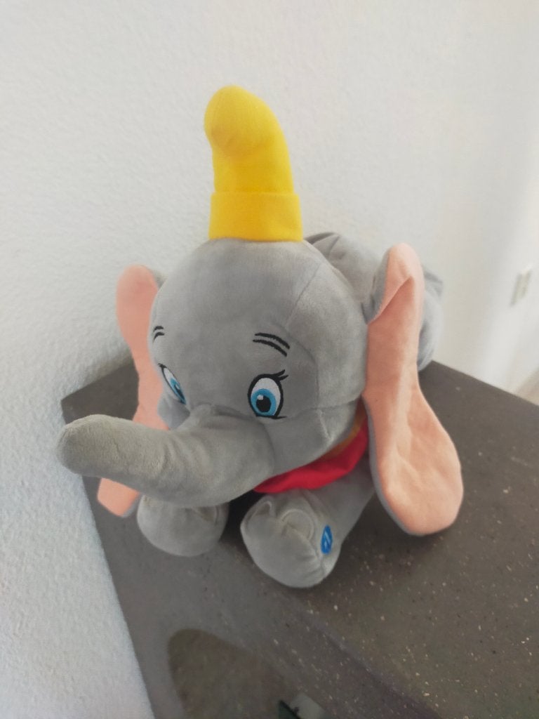 Knuffel Dombo Disney, Ophalen of Verzenden, Zo goed als nieuw, Overige typen