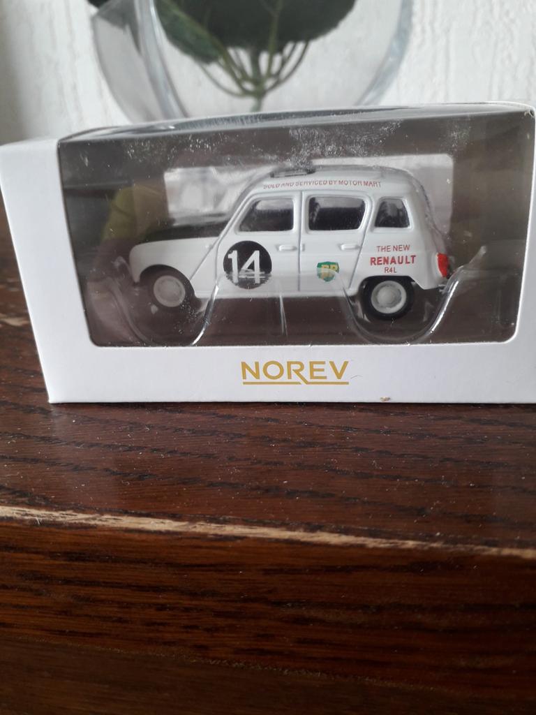 Renault 4 L East African Safari 1/64 Norev, Ophalen of Verzenden, Nieuw, Auto