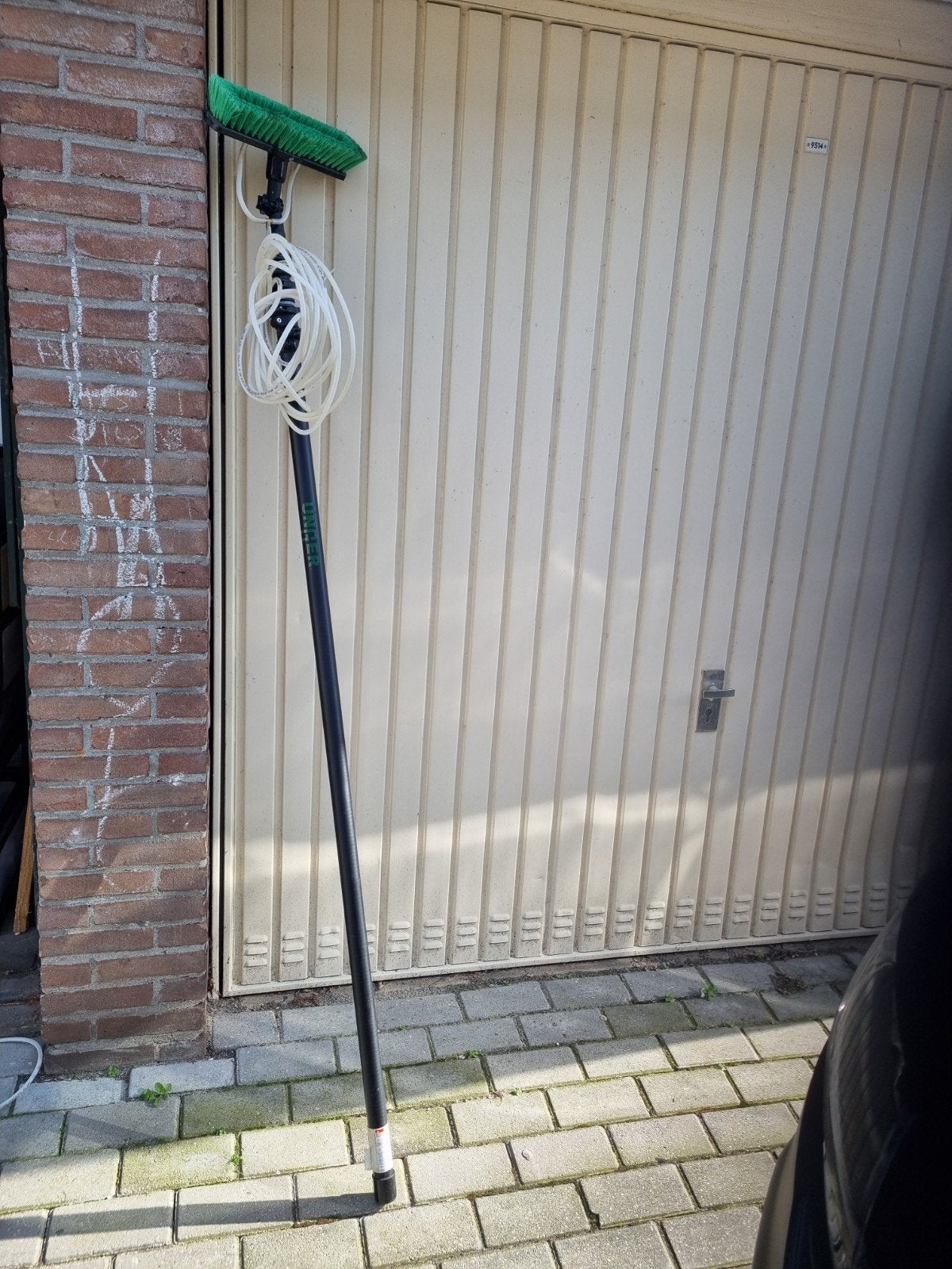 Telescoopsteel unger glazenwassen telewash, Ophalen