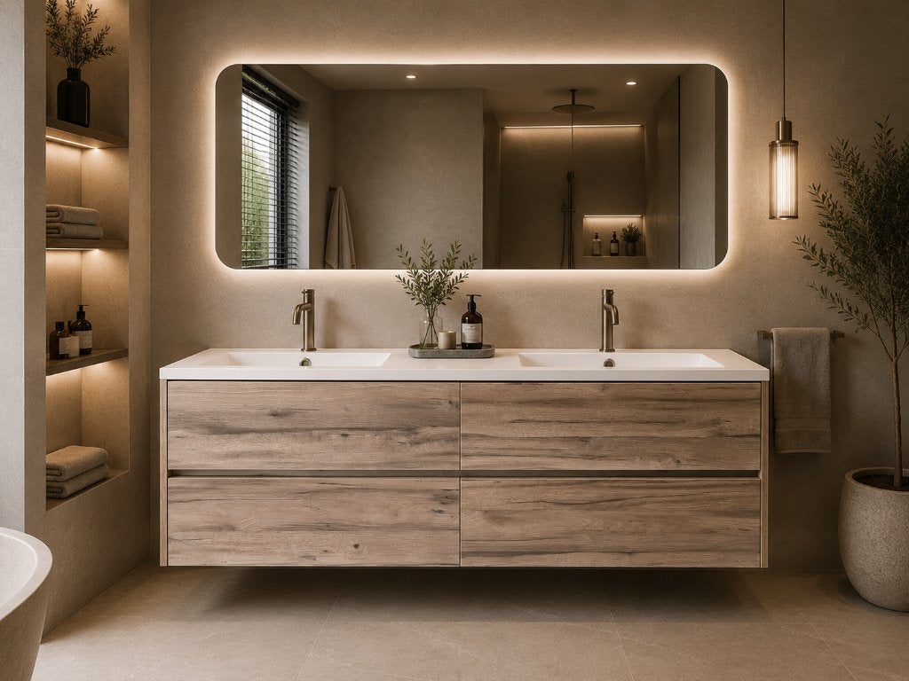 Badmeubel 160 cm Outlet | Brauer nu van €3295 voor €950 NEW!, Ophalen, 150 tot 200 cm, Nieuw, Minder dan 100 cm