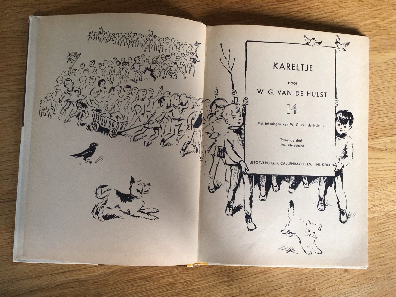 Kareltje - W.G. van de Hulst (14e druk), Ophalen of Verzenden, Gelezen, Fictie algemeen