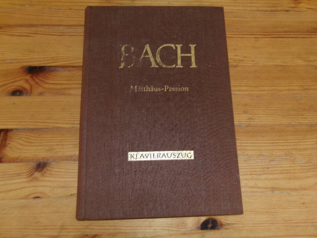 Bach - matthaus passion, Gebruikt, Piano, Klassiek, Ophalen of Verzenden
