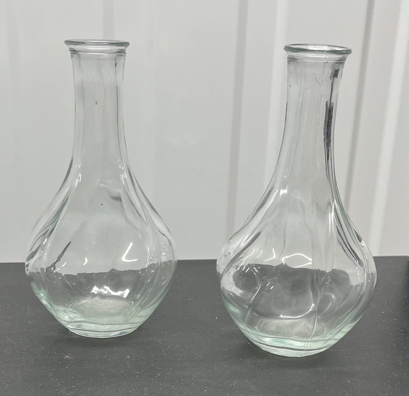 2x IKEA VILJESTARK glazen vaasjes / tafelvaasjes (17 cm), Ophalen